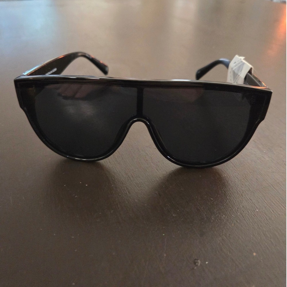 AIRE Continuum 2222500 Black Shield Sunglasses Recycled Plastic Oversized NEW‎ - Picture 6 of 8